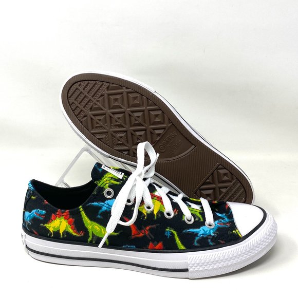 💖MEGA SALE💖Converse Ctas OX Black Bleached Cyan Shoes Junior Canvas 670350C - Picture 2 of 10